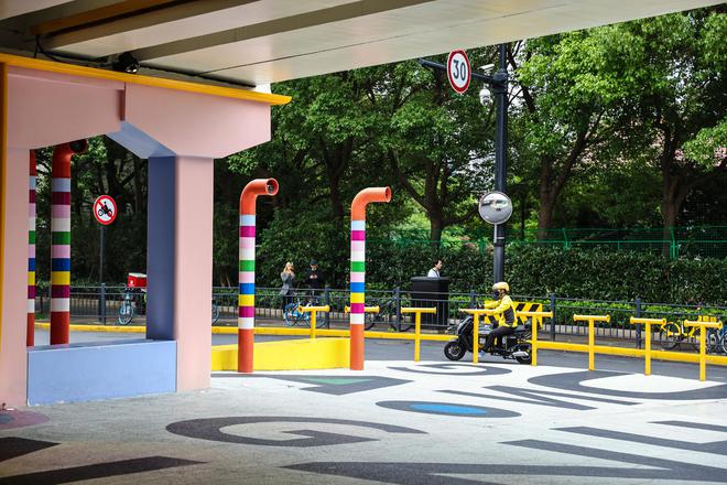 爆改破桥洞化身“多巴胺”梦核公园苏州河城市微更新空间成网红打卡地(图6)