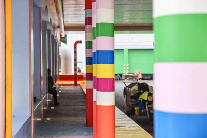 爆改破桥洞化身“多巴胺”梦核公园苏州河城市微更新空间成网红打卡地(图12)