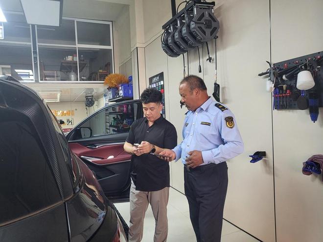 九游会J9：强监管、优服务、促落实——敦化市交通运输局执法大队联合市场监督、生态环境部门持续开展机动车维修行业专项整治行动(图4)