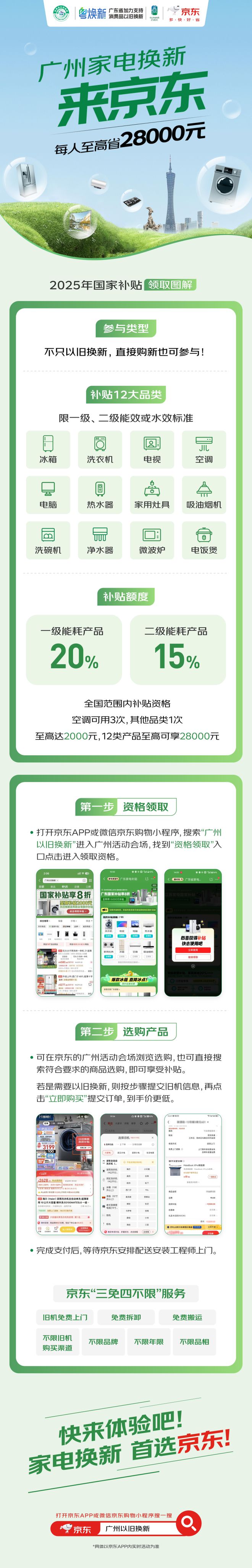 发福利啦！广州以旧换新【全家桶】2025年全新版袭来(图7)