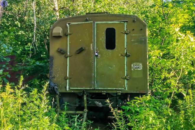 J9九游会：路边灌木丛中被遗弃的带有车顶棚的ZIL-131卡车(图13)