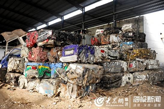 铁腕治污！临沂市集中拆解1700余辆报废机动车(图3)