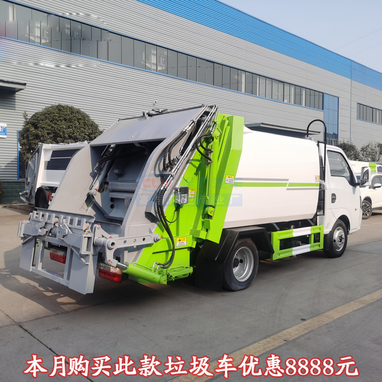 东风D917方环卫垃圾车6方垃圾回收车国六新款(图6)