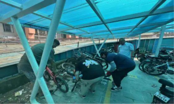 门头沟这个小区开展废旧自行车清理行动(图2)